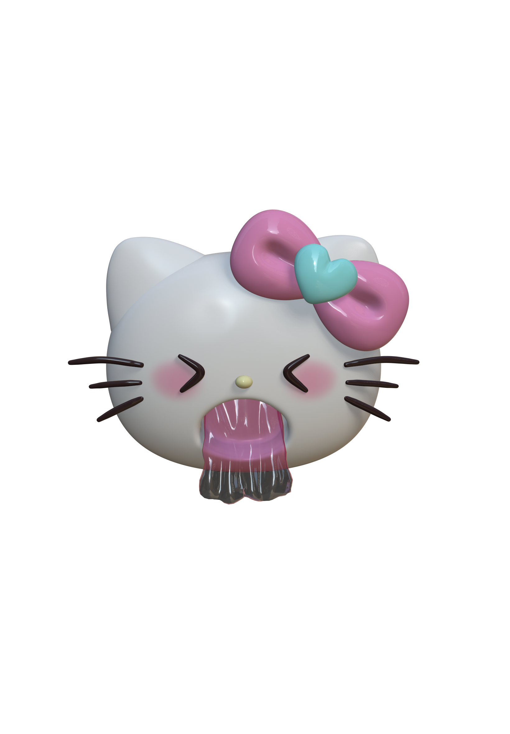 3d hello kitty sculpt