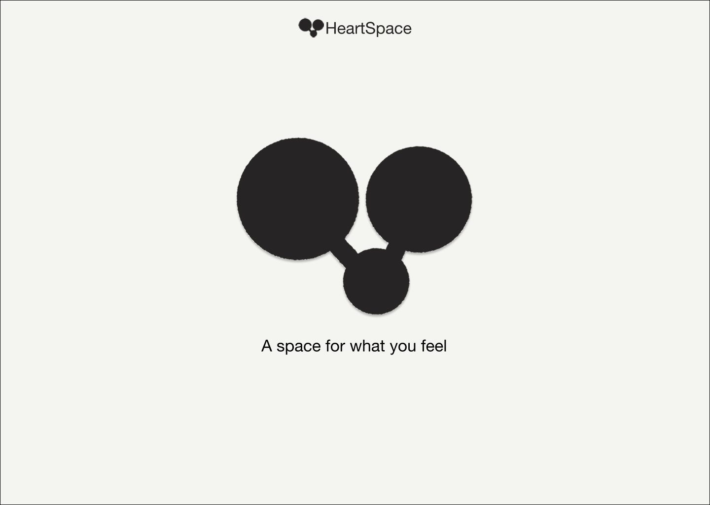 HeartSpace design loading screen desktop